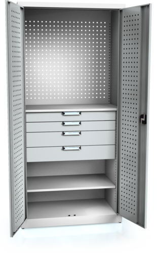 System cupboard UNI 1950 x 920 x 500 - shelves-drawers